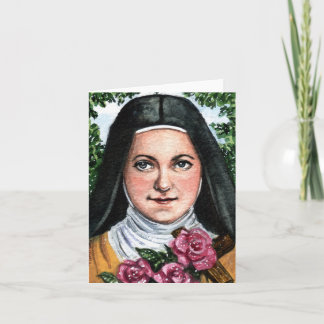 Cartão St Therese de Lisieux Note Card