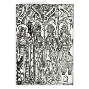 Cartão St. Wenceslaus, Adalbert, St. Florian de