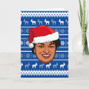 Cartão STACEY ABRAMS Natal