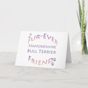 Cartão Staffordshire Bull Terrier Fuere Friend