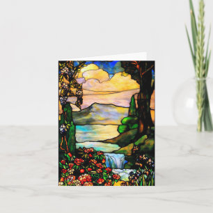 Cartão Stained glass (blank note card)