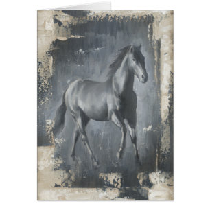 Cartão Stallion Black Running