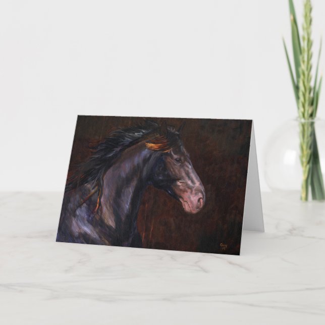 Cartão Stallion Greeting Card (Frente)