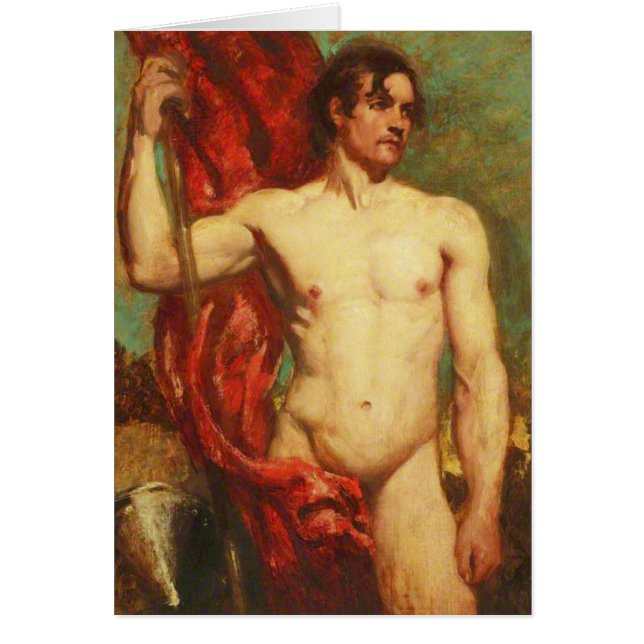 Cartão Standard Bearer de William Etty Fine Art Gay (Frente)