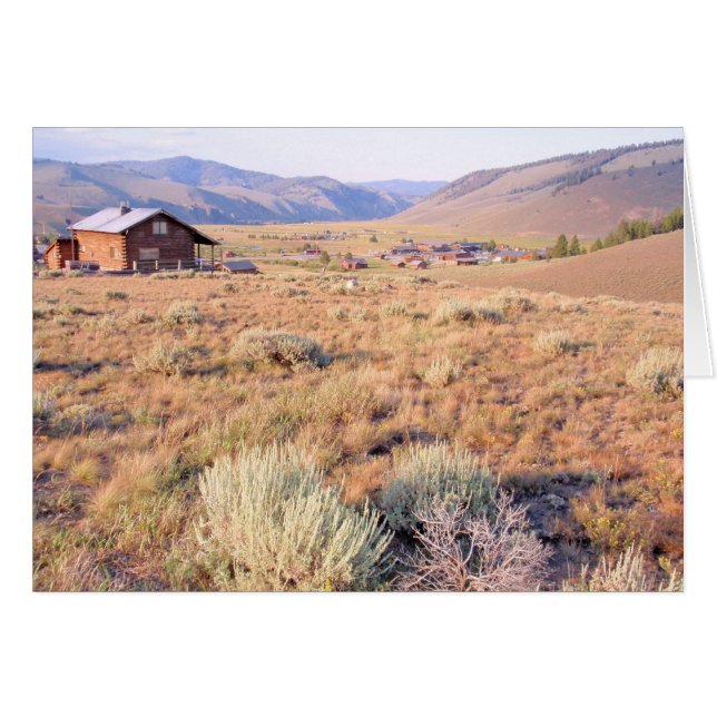 Cartão Stanley, Idaho (Frente Horizontal)