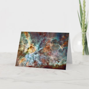 Cartão Star birth & death in the Carina Nebula