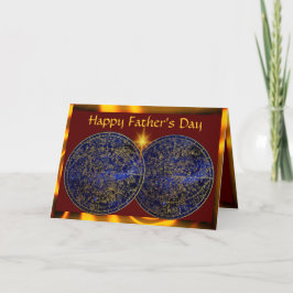 Cartão Star Constellation Father's Day