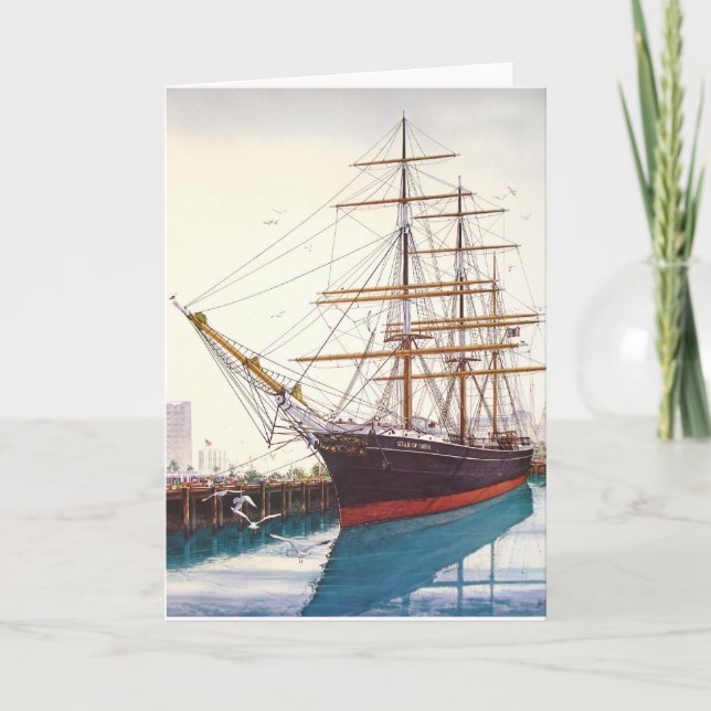 CARTÃO STAR OF INDIA, SAN DIEGO, CALIFORNIA (Frente)