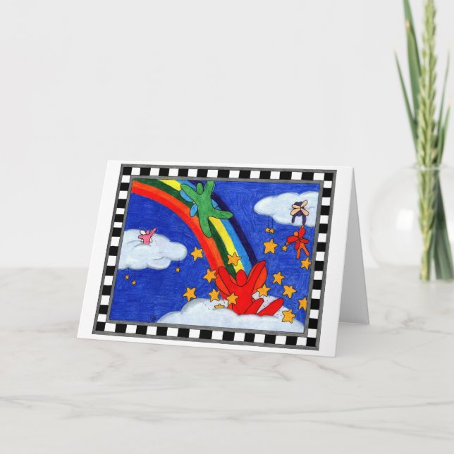 Cartão Star Sprinkles Greeting Card (Frente)