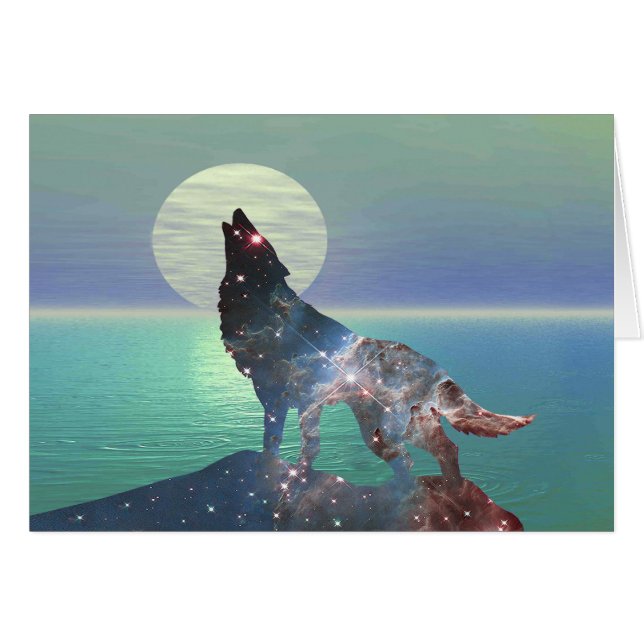 Cartão Star Wolf (Frente Horizontal)