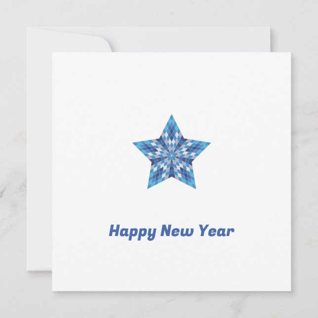 Cartão Starburst Mosaico Personalizável (Verso)