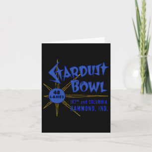 Cartão Stardust Bowl Retro Vintage Boliche Indiana