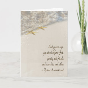 Cartão Starfish 60º Aniversário