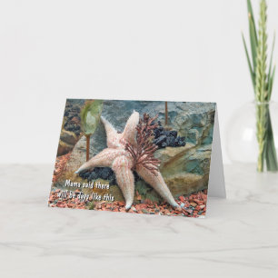 Cartão Starfish Humor por pensar em você