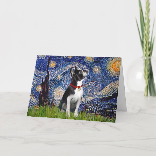 Cartão Starry Night - Boston T (2rc) (Frente)