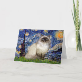 Cartão Starry Night - Himalaia cat 7