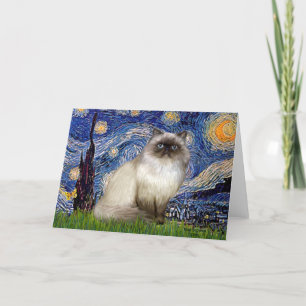 Cartão Starry Night - Himalaia cat 7