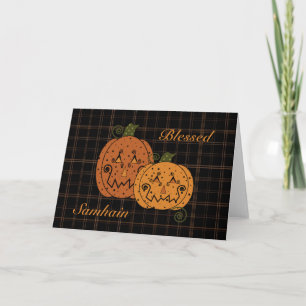 Cartão Starry Night Pumpkins Card