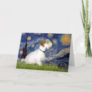 Cartão Starry Night - Sealyham Terrier (L)