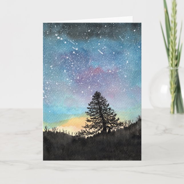 Cartão Starry Sky (Frente)