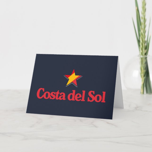 Cartão Stars of Spain – Costa del Sol (Frente)