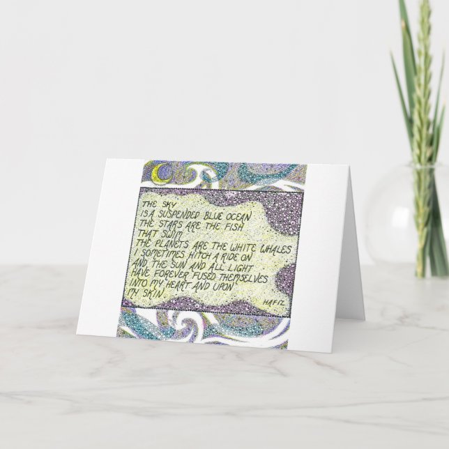 Cartão Stars Quote Greetings Card (Frente)
