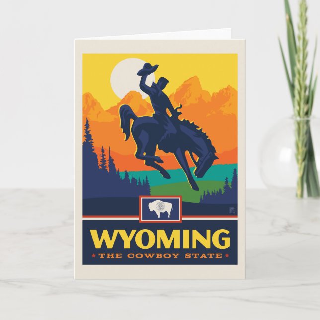 Cartão State Pride | Wyoming (Frente)