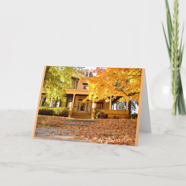 Cartão Stately Home. (Frente)