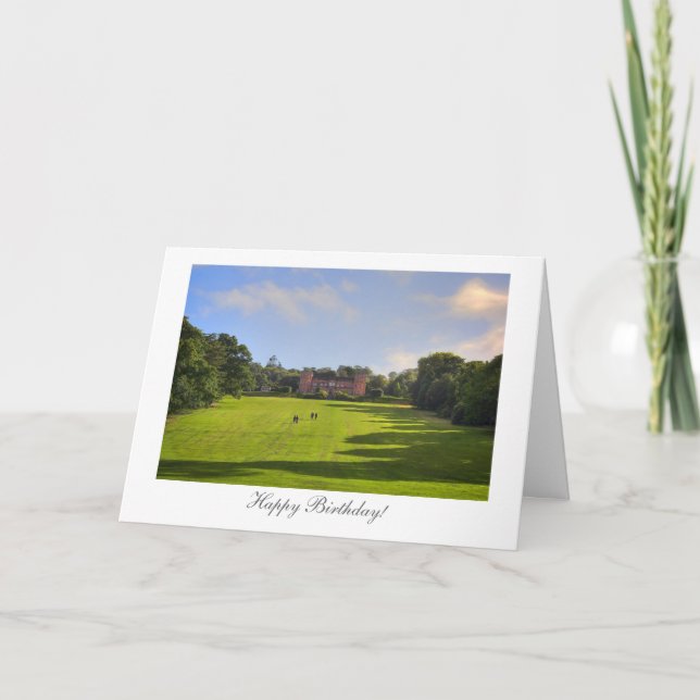 Cartão Stately Home - Happy Birthday (Frente)