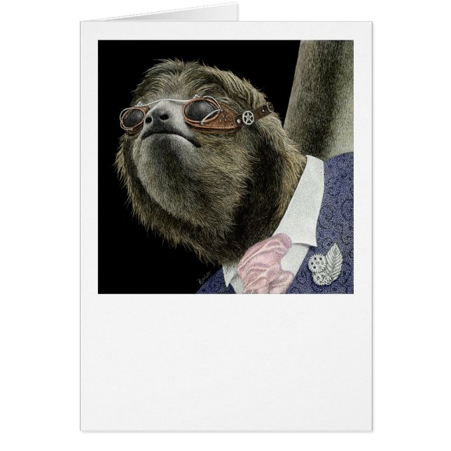 Cartão Static Steampunk - Sloth (Frente)