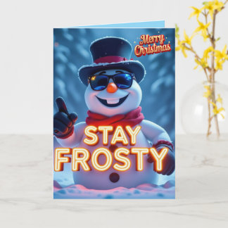 Cartão Stay Frosty This Christmas Season