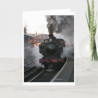 Cartão Steam Engine at Bridgnorth Greetings Card