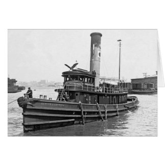 Cartão Steam Tug 1905