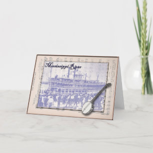 Cartão Steamboat and Music