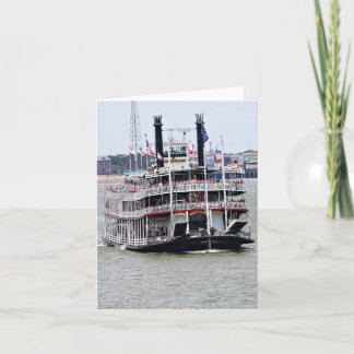 Cartão Steamboat on the Mississippi River