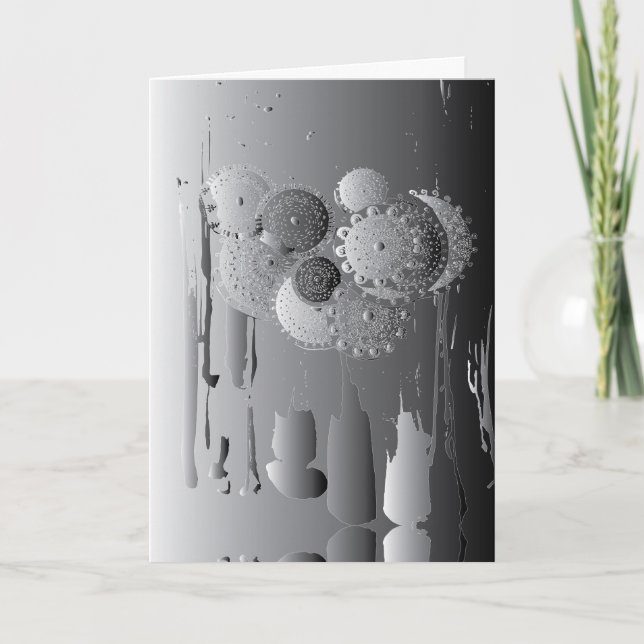 Cartão Steampunk Inspired Original Art Any occasion Blank (Frente)