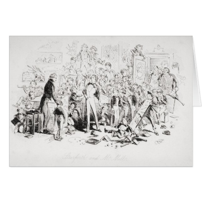 Cartão Steerforth e Sr. Mell (Frente Horizontal)