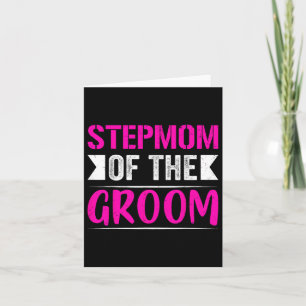 Cartão Stepman Do Groom Dotou A Mãe Noiva.