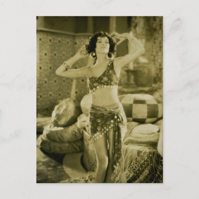 Cartão Sterevoview de Beleza da Era do Filme Silen (Frente)