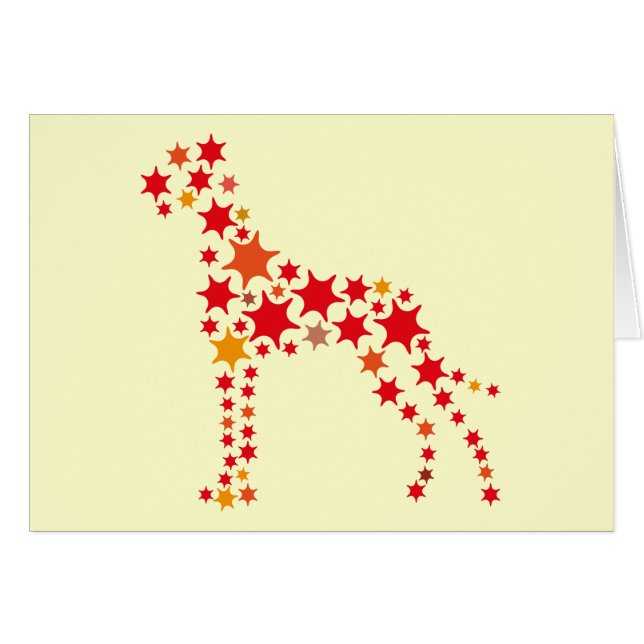 Cartão Sternchen Dogge (Frente Horizontal)