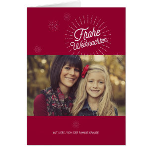 Cartão Sterne-Feiertags-Gruß