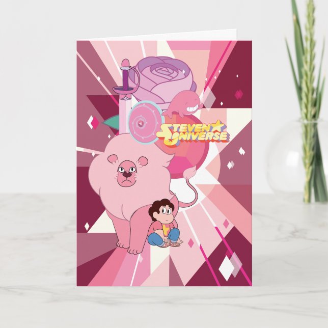 Cartão Steven Universe | Rosa Quartz Legado (Frente)