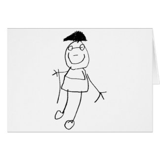 Cartão Stick Figures