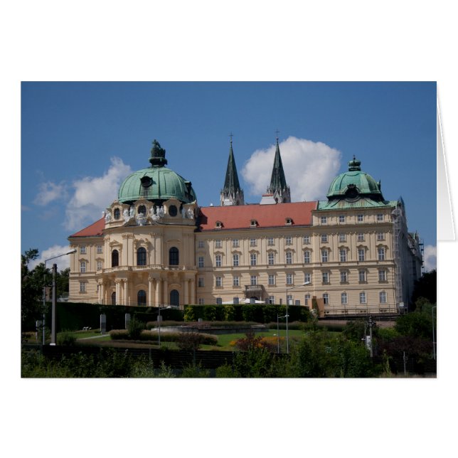 Cartão Stift Klosterneuburg, Baixa Áustria (Frente Horizontal)