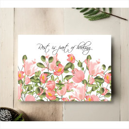 Cartão Still Meadow – Carta de Encorajamento Botânico