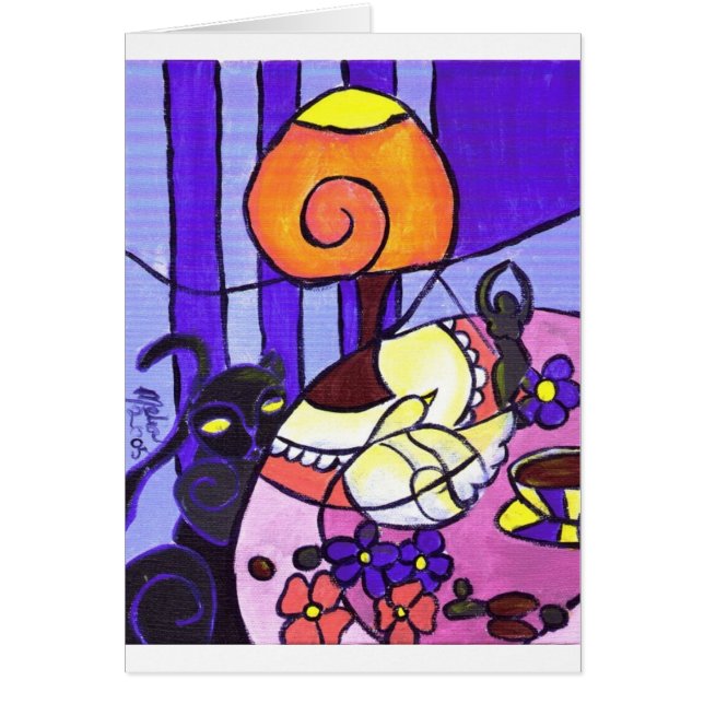 Cartão StillLifewCat (Frente)