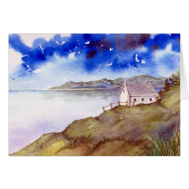 Cartão Stillness of the morning (Frente Horizontal)