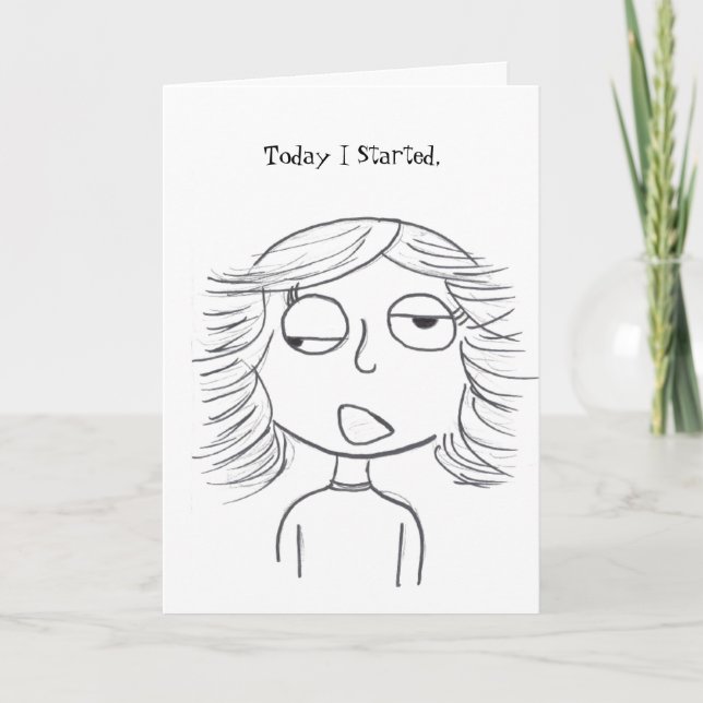 Cartão Stinkeye Diet greeting card (Frente)
