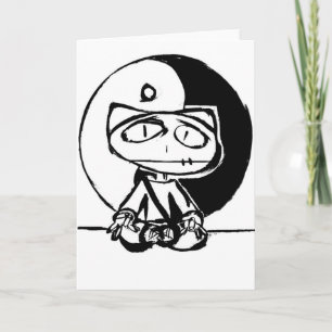 Cartão "Stitchlip Meditating w' Yin Yang"  By Levi G.