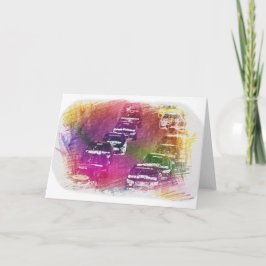 Cartão Stock Car Racing Greeting Cards